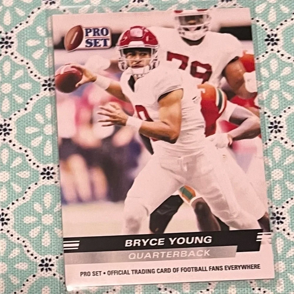 🏈 Bryce Young 2022 Leaf Pro Set Rookie Card #PS-01 Alabama Crimson Tide
